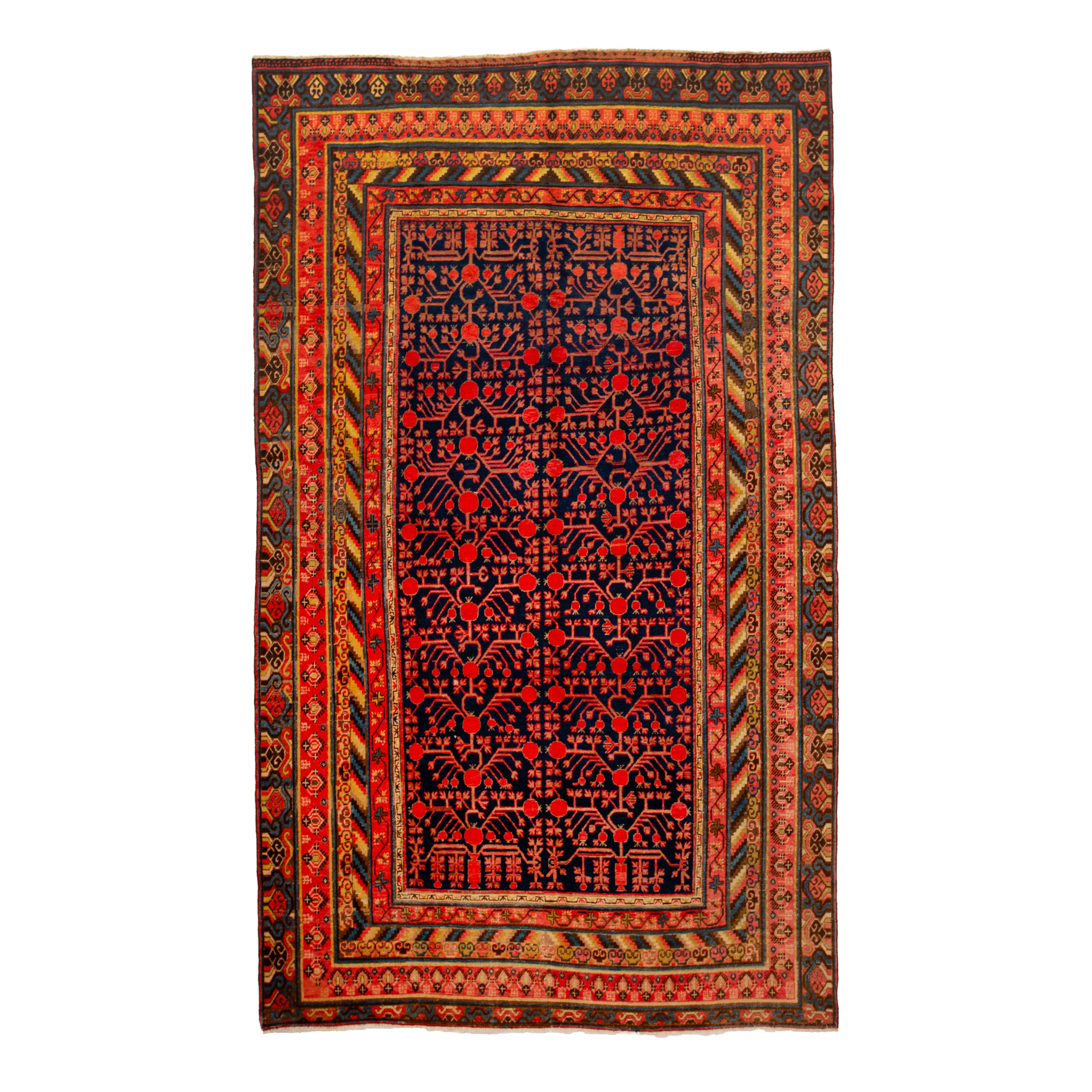 Vintage Traditional Anatolian Wool Rug - 7'8" x 13'