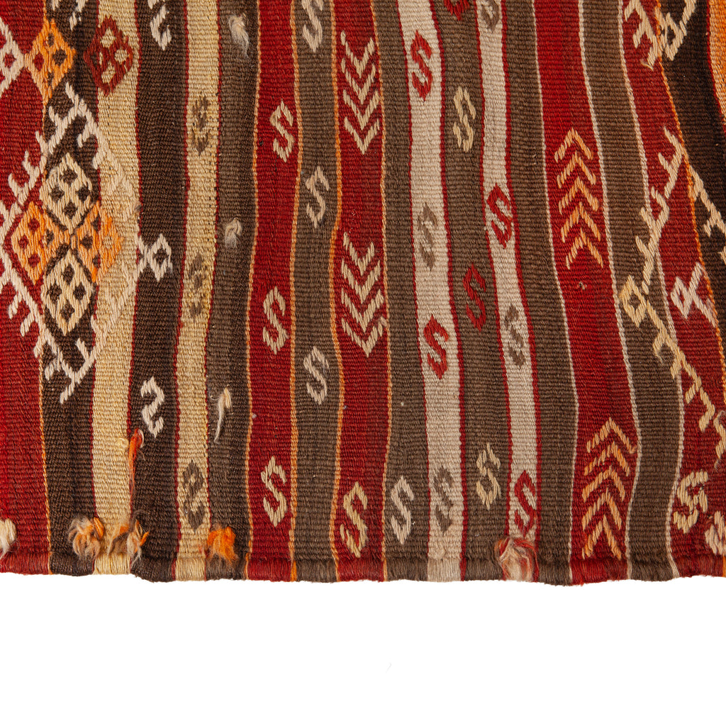 Vintage Flatweave Anatolian Wool Kilim - 6'2" x 9'3"