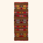 Multi Vintage Flatweave Wool Rug - 4'4" x 13' Default Title
