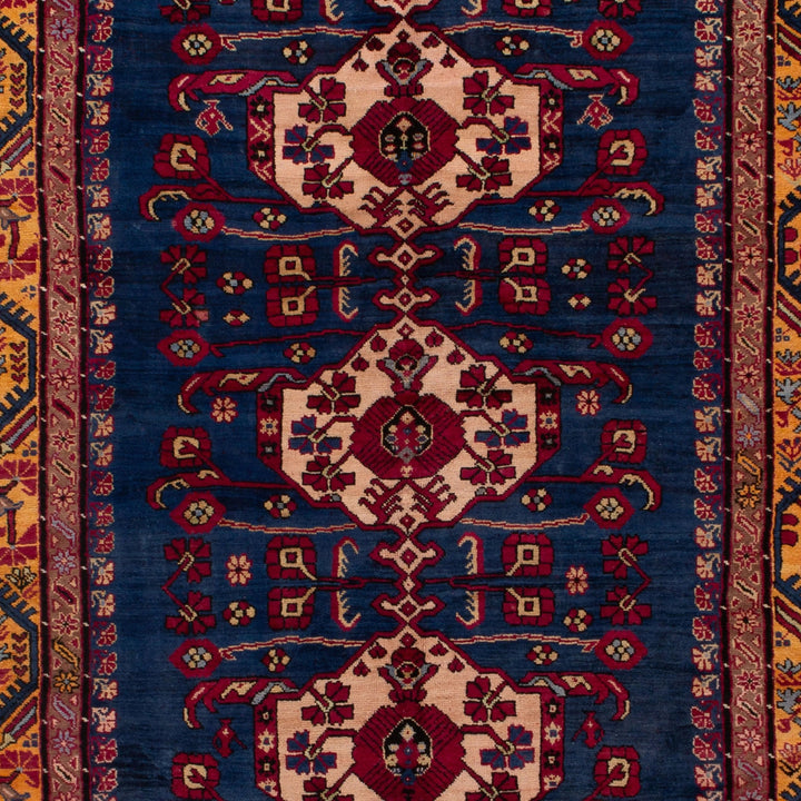 Vintage Traditional Wool Runner - 6'2" x 16'
