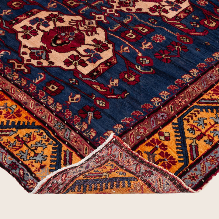 Vintage Traditional Wool Runner - 6'2" x 16'