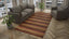 Brown Flatweave Wool Rug - 6' x 12'