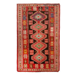 Vintage Flatweave Wool Kilim - 6' x 9'6"