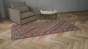 Multicolored Traditional Wool Rug - 5'1" x 10'