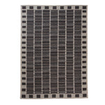 Black Flatweave Wool Rug - 10' x 14'