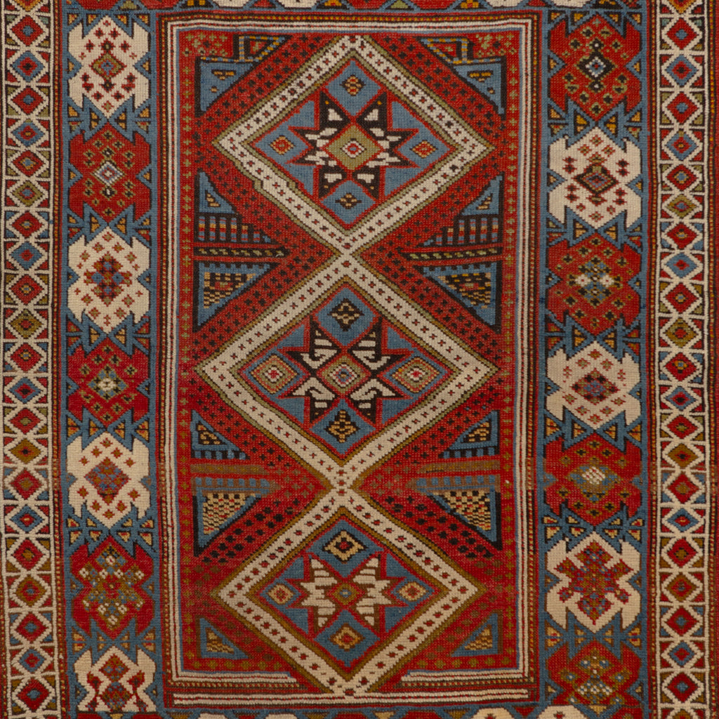 Vintage Traditional Anatolian Wool Rug - 3'8" x 4'9"