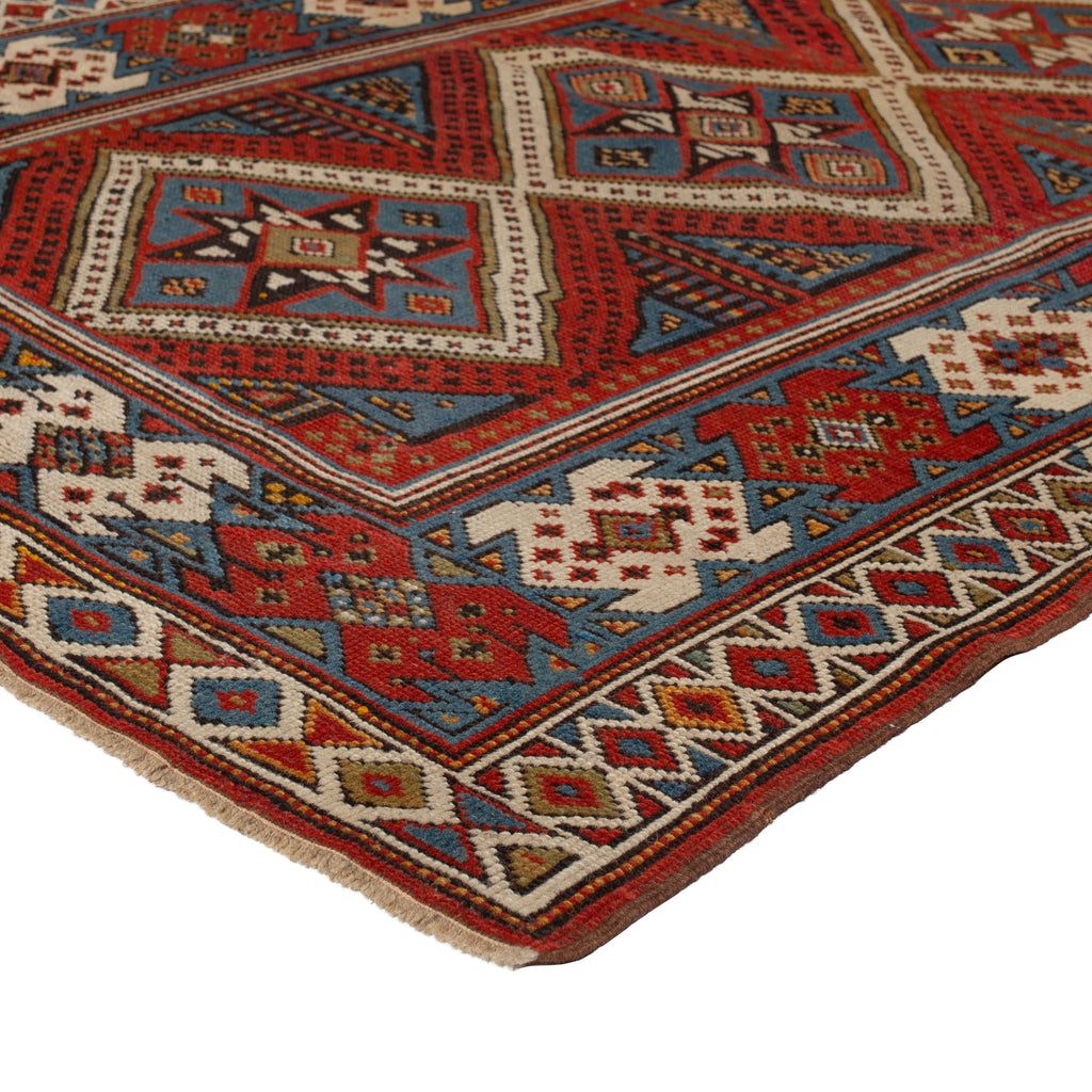 Vintage Traditional Anatolian Wool Rug - 3'8" x 4'9"