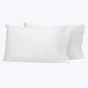 Nuvola Percale Sheets & Pillowcases, White Pillowcase Pair / King