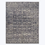 Grey Alchemy Geometric Transitional Wool Silk Blend Rug - 8' x 10'1"