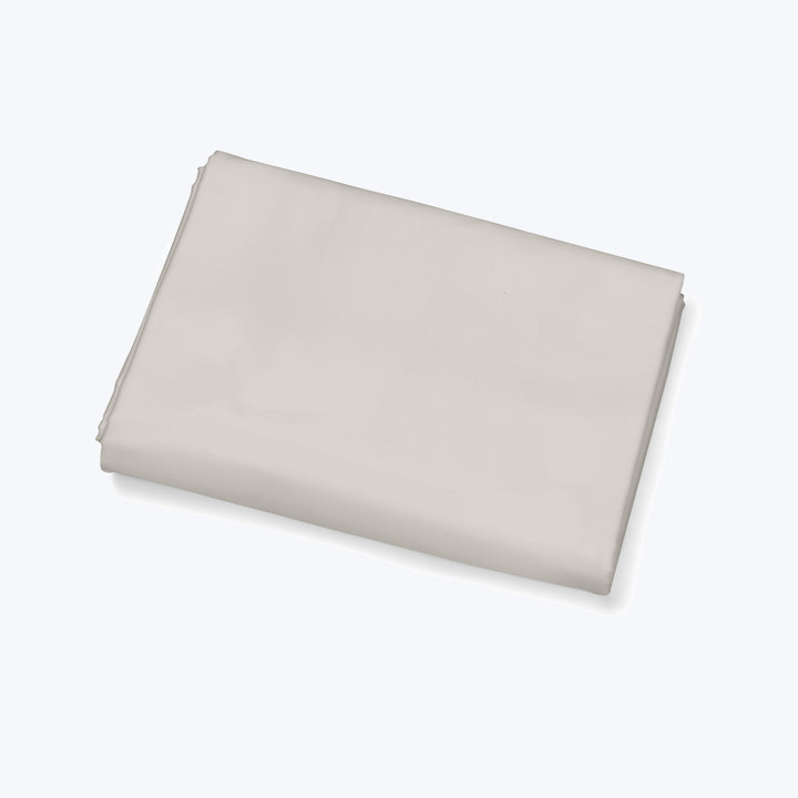 Nuvola Sateen Duvet & Shams, Pearl Duvet Cover / King