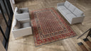 Red Traditional Wool Rug - 8'8' x 12'4"