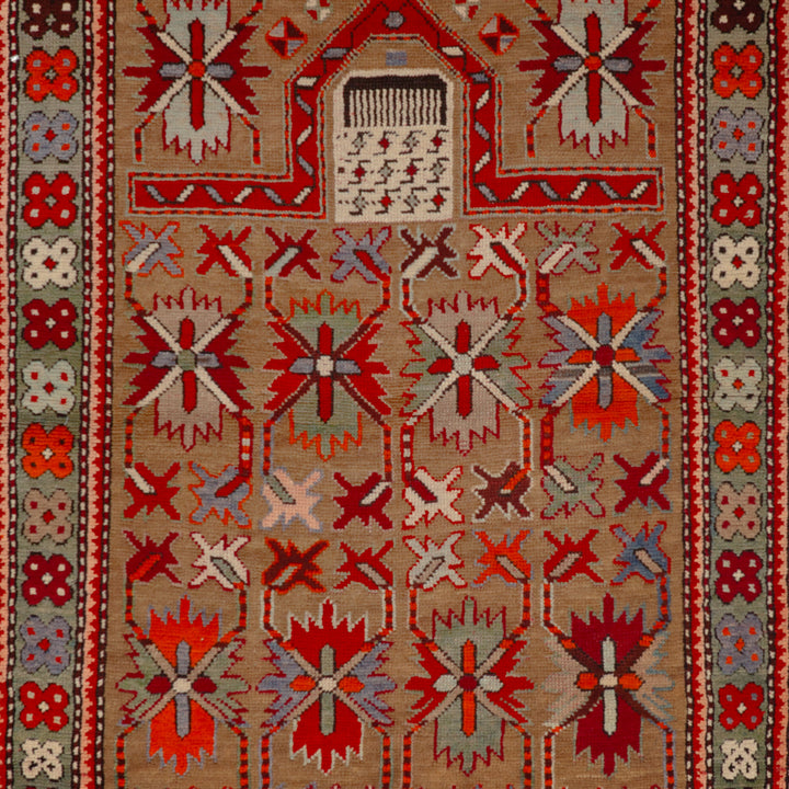 Vintage Traditional Wool Rug - 3'2" x 4'4"