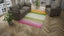 Multicolored Ombre Modern Wool Rug - 6' x 9'