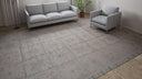 Grey Flatweave Wool Cotton Blend Rug - 10'1" x 14'