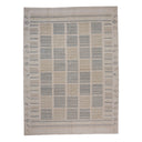 Beige and Grey Flatweave Rug - 9'5" x 12'