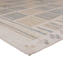 Beige and Grey Flatweave Rug - 9'5" x 12'