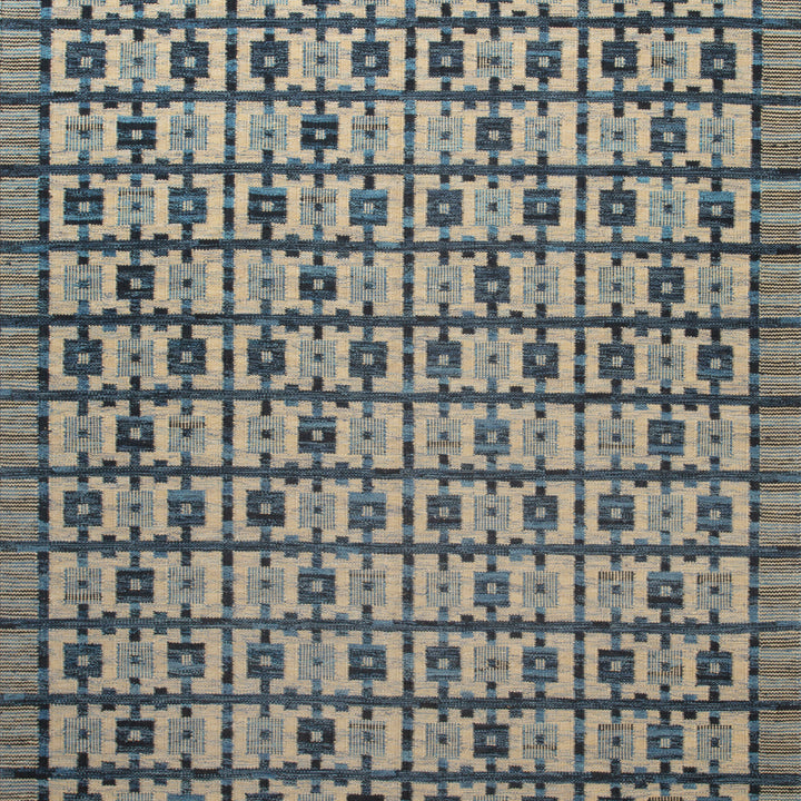 Blue Flatweave Wool Rug - 8'7" x 10'3" Default Title