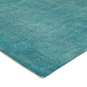 Blue Modern Wool Rug - 8' x 15'11"