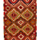 Vintage Flatweave Wool Rug - 4'7" x 9'2"