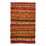 Vintage Wool Kilim Rug - 6'5" x 11'2"