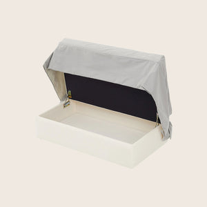 Martha's Vineyard Slipped Storage Ottoman Graceland, Performance Blend / Sorrell - hover