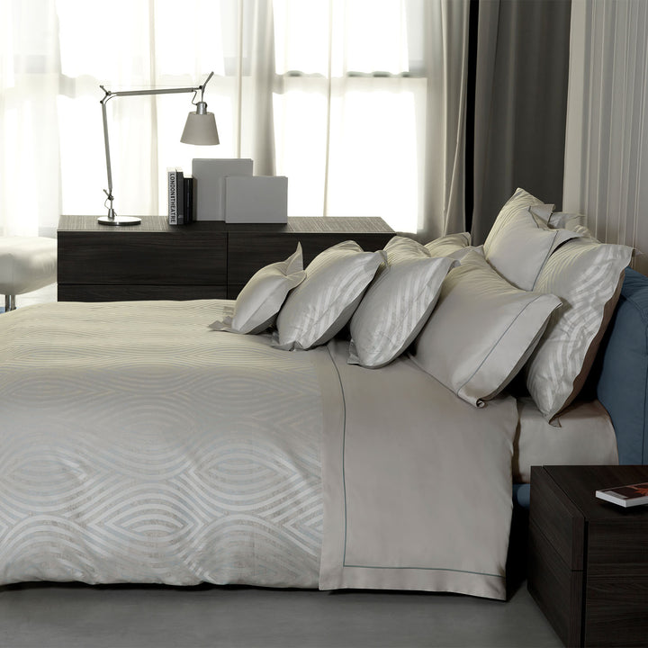 Ponza Duvet & Shams, Grey Duvet Cover / King