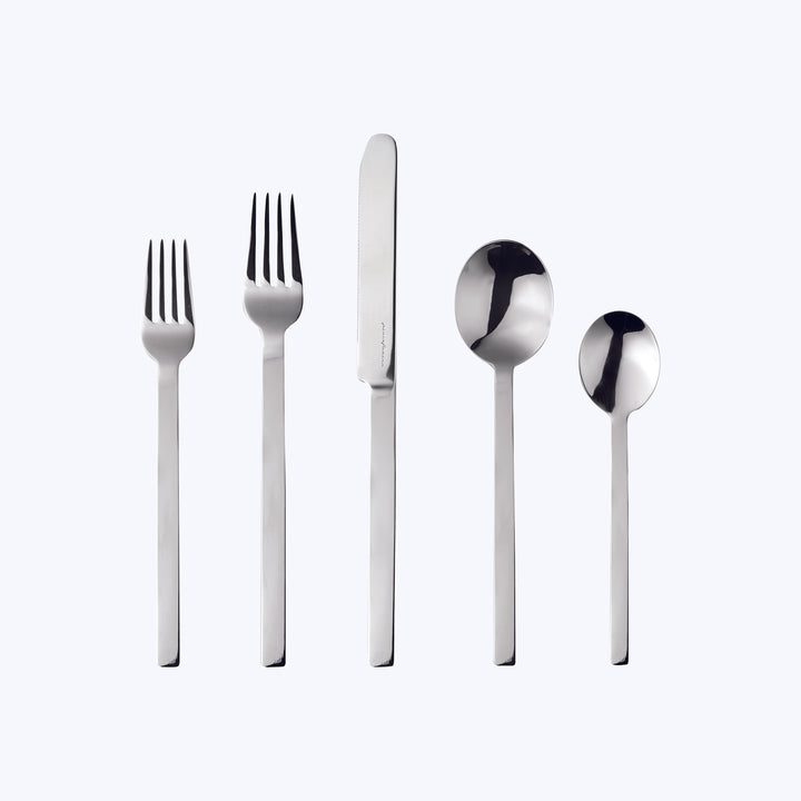 Stile Flatware, Mirror Finish Stainless Steel / 20 Piece