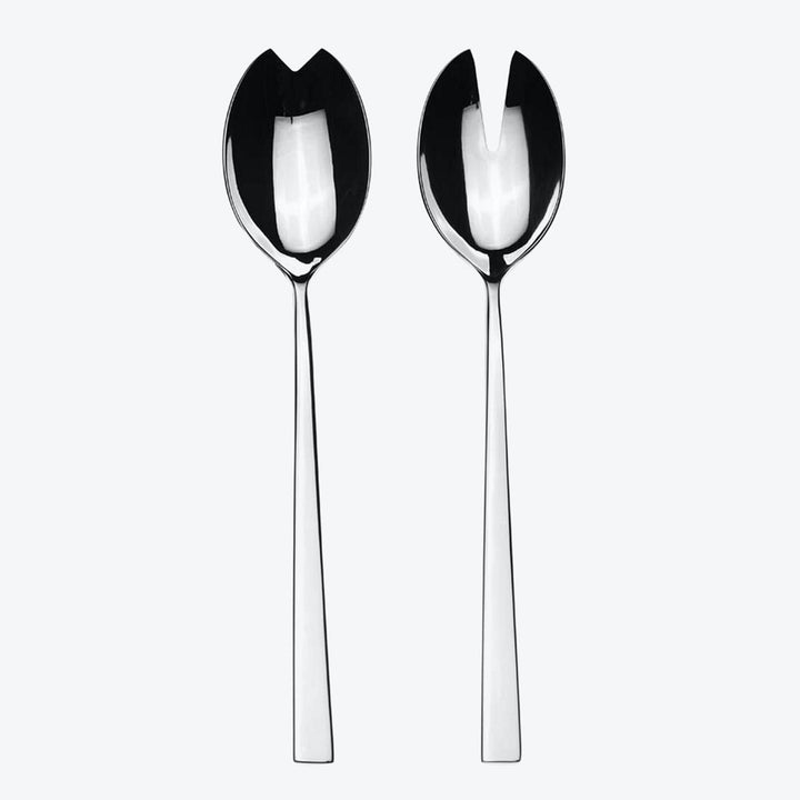 Spoons with cat silhouette design, shiny metallic finish on handle.