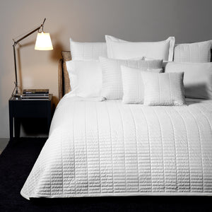 Spoleto Quilted Coverlet & Shams Pillow Shams / Standard / White - hover