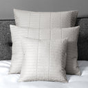Spoleto Quilted Coverlet & Shams Pillow Shams / Standard / Pearl