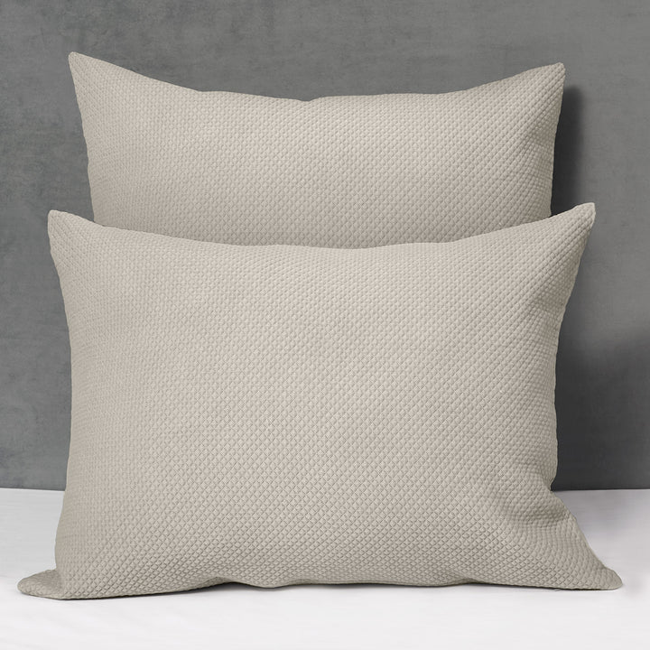 Olivia Coverlet & Shams Pillow Sham / Euro / Beige