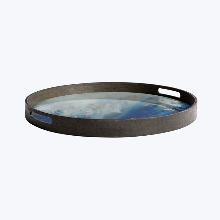 Organic Tray Blue Mist / Round