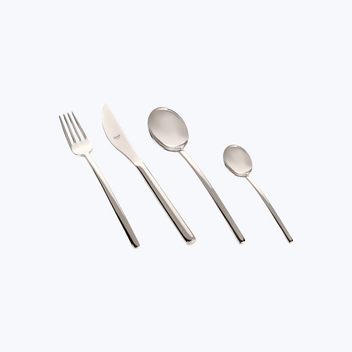 Due Flatware, Mirror Finish Champagne / 5 Piece