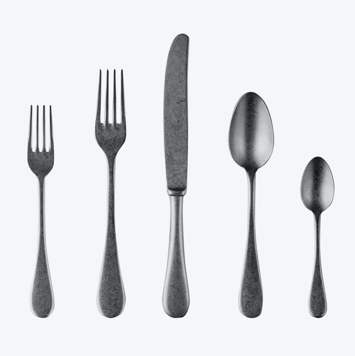 Classic Vintage Flatware, Pewter Finish