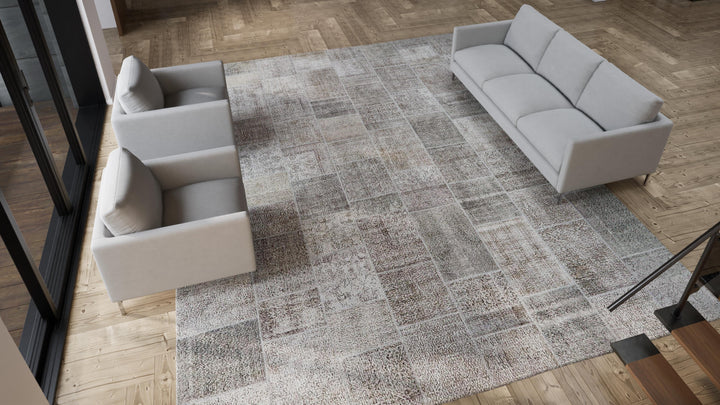 Grey Samsara Wool Rug - 12' x 15'