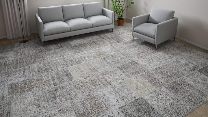 Grey Samsara Wool Rug - 12' x 15'