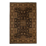 Brown Traditional Wool Rug - 12'2" x 18'4"