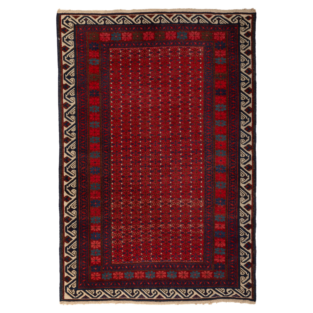 Kazak Wool Rug - 3'07" x 5'04" Default Title