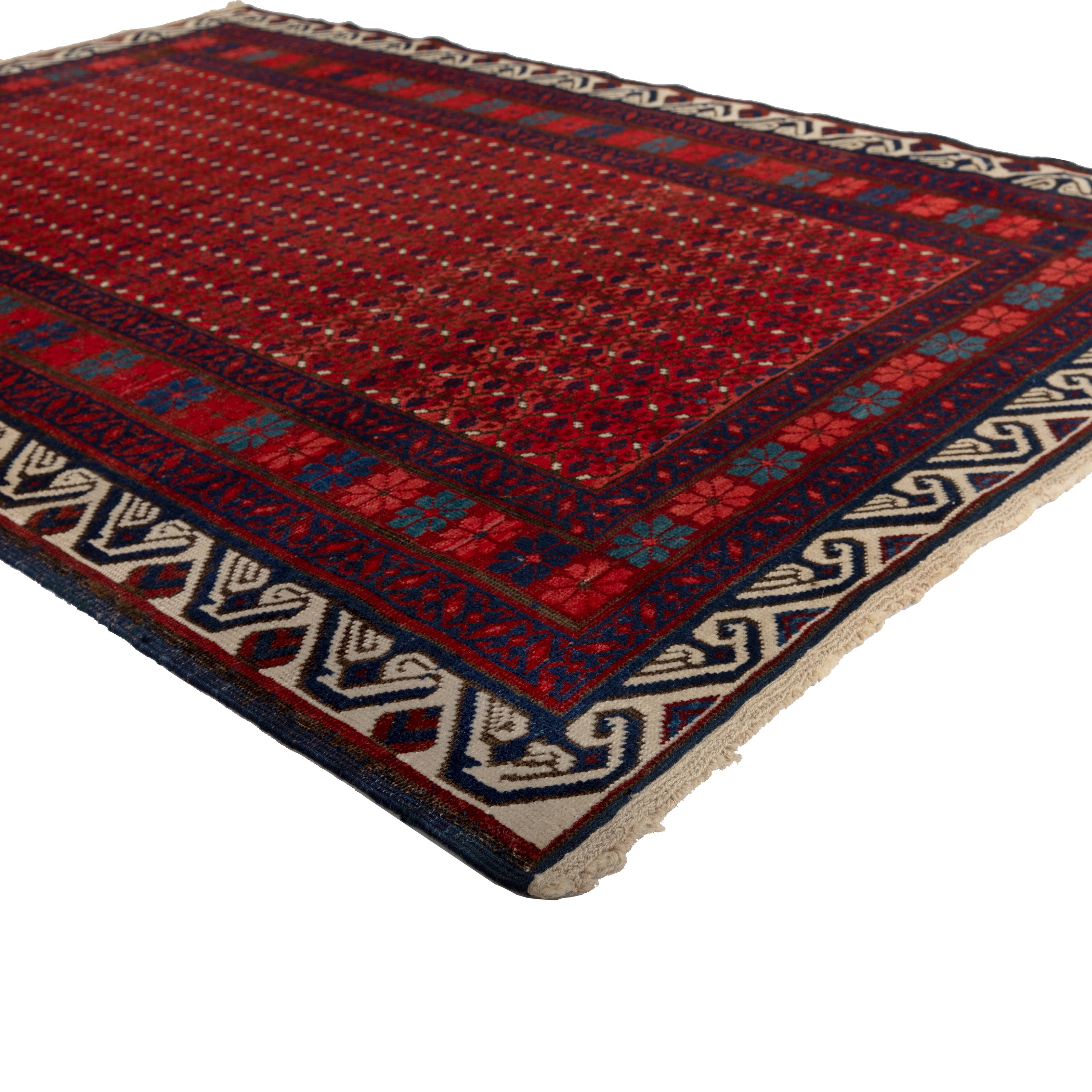 Kazak Wool Rug - 3'07" x 5'04" Default Title