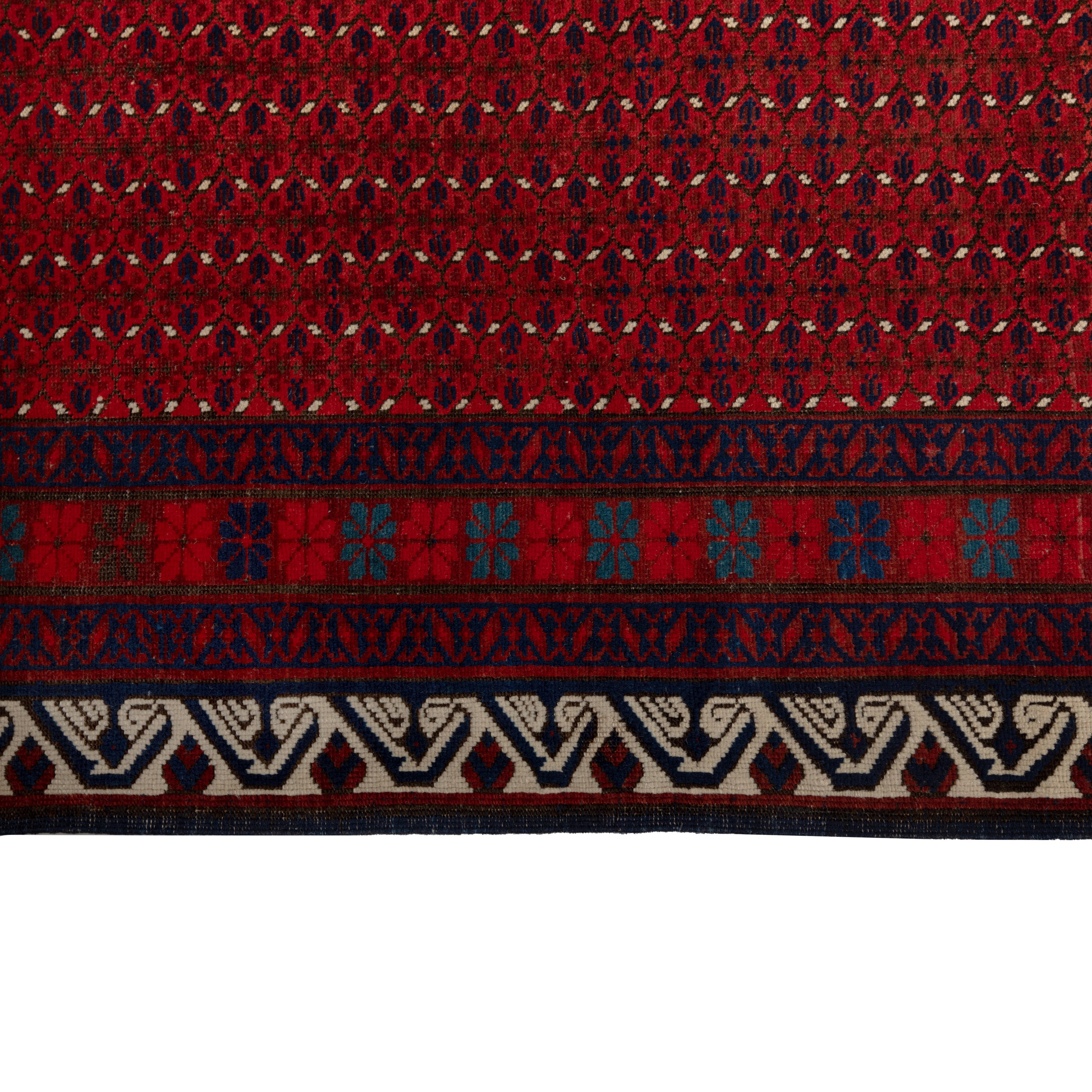 Kazak Wool Rug - 3'07" x 5'04" Default Title