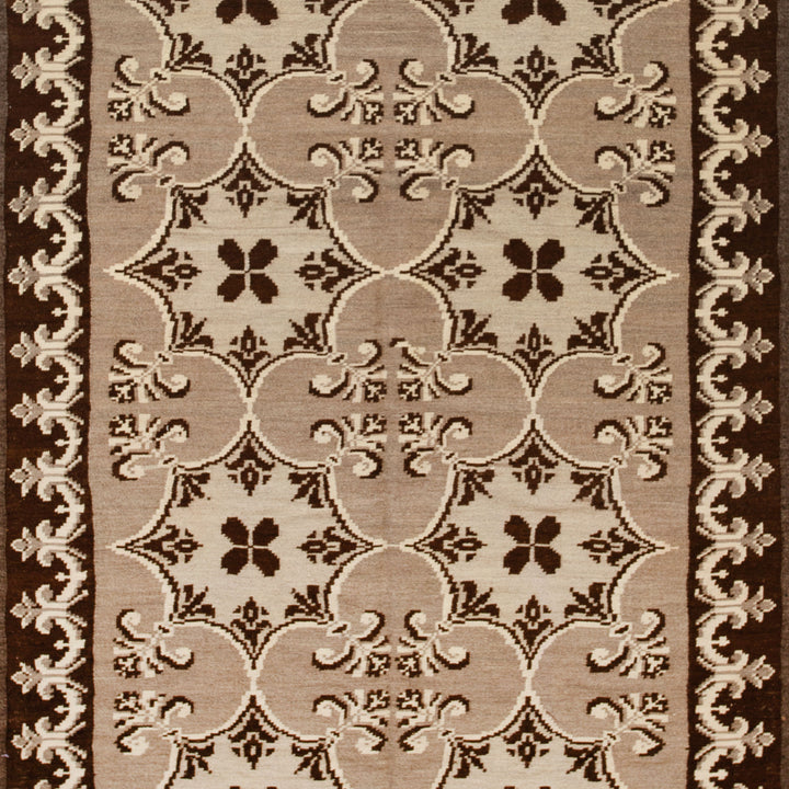 Vintage Flatweave Wool Kilim - 5'4" x 9'7"