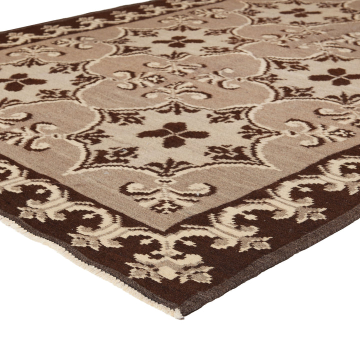 Vintage Flatweave Wool Kilim - 5'4" x 9'7"