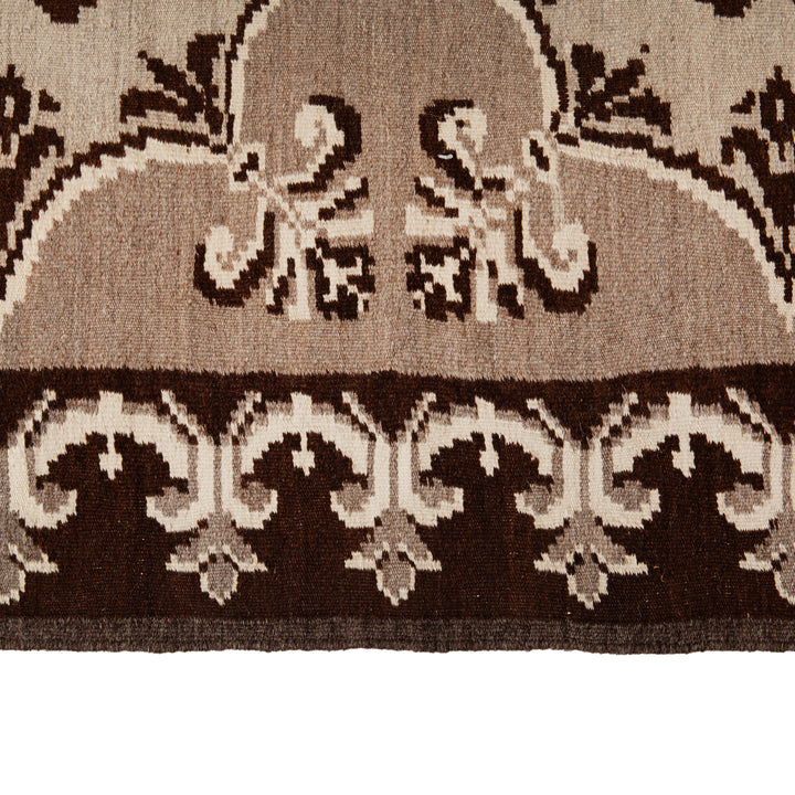 Vintage Flatweave Wool Kilim - 5'4" x 9'7"