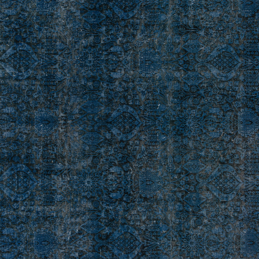 Blue Overdyed Rug - 7'8" x 8'