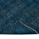 Blue Overdyed Rug - 7'8" x 8'