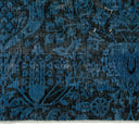 Blue Overdyed Rug - 7'8" x 8'