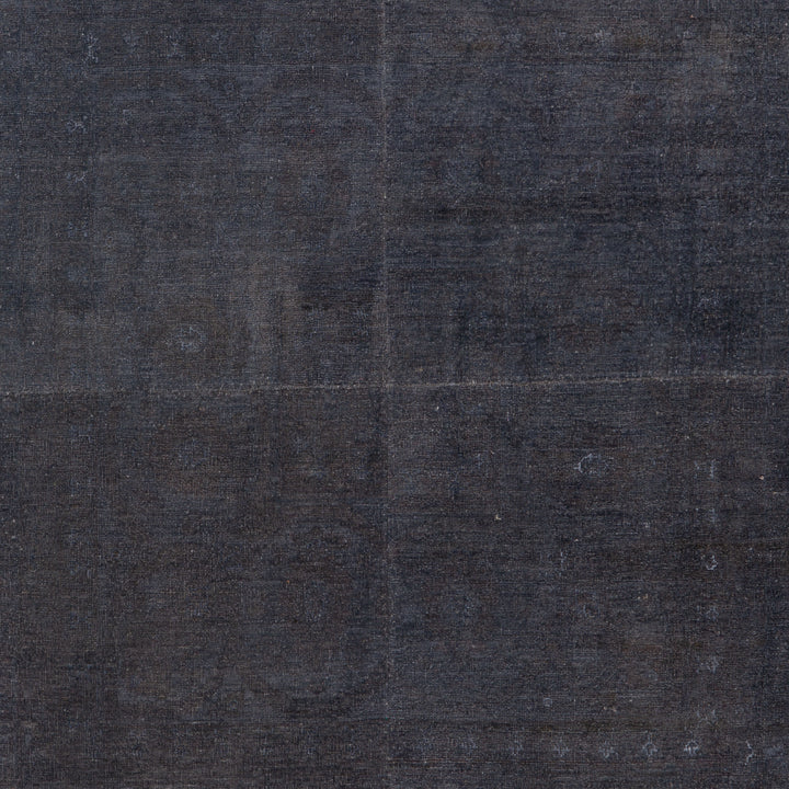 Overdyed Wool Rug - 4'2" x 4'6"
