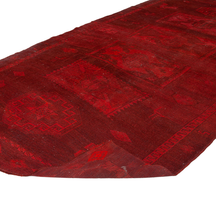 Red Overdyed Wool Rug - 6'10" x 6'10" Default Title