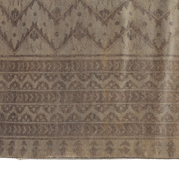 Beige Overdyed Wool Rug - 11'7" x 17'11"