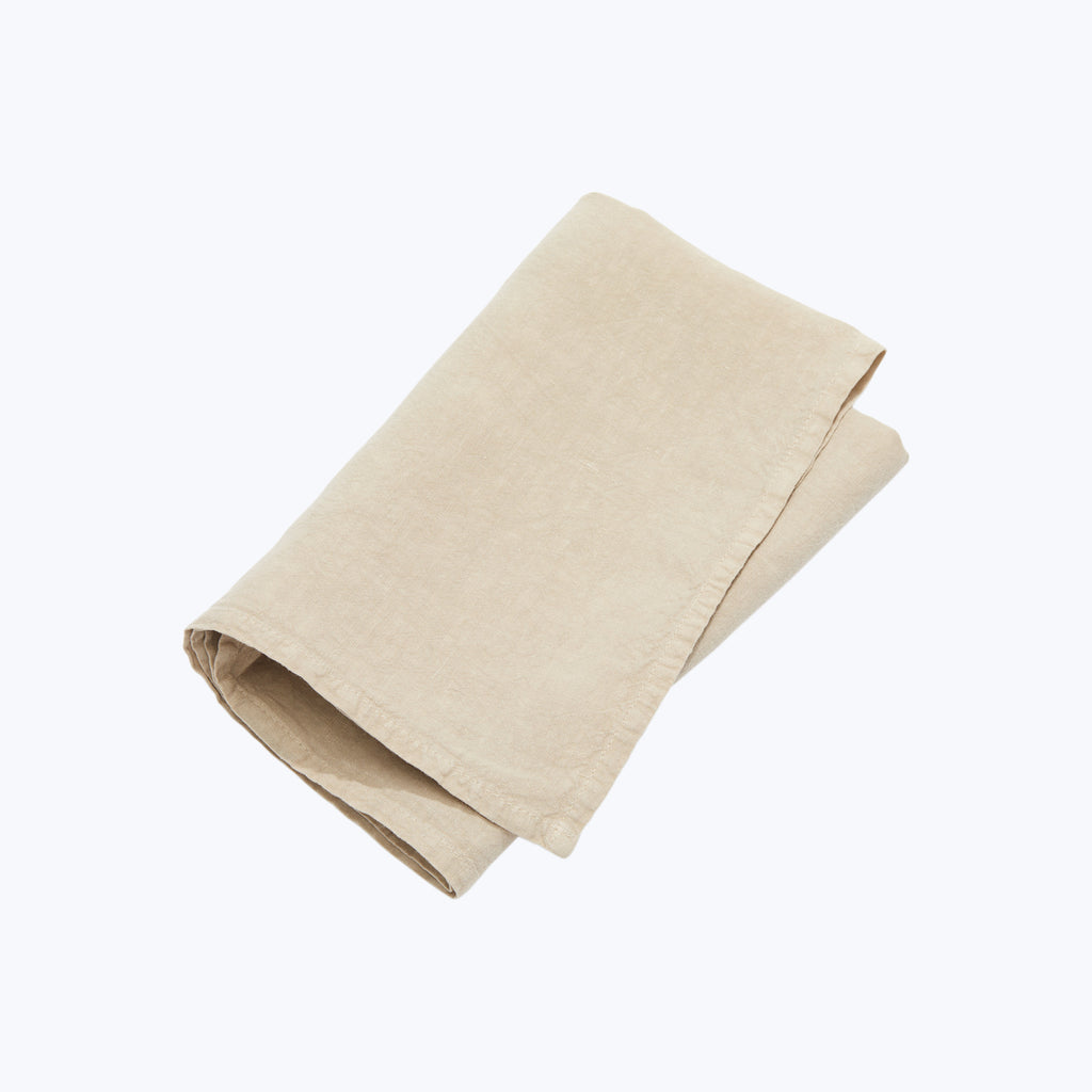 Simple Linen Napkin Set of 4 Flax